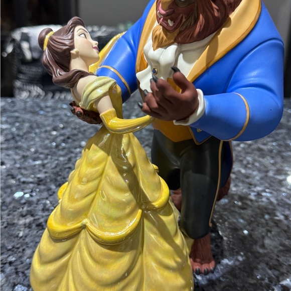 â¨Vintage WDCC Beauty Beast Dance Figurine Disney Magic in Hand-Painted Porcelain - Picture 8 of 14